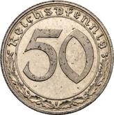 Obverse 50 Reichspfennig 1938 J