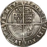 Reverse Sixpence 1572 Third issues