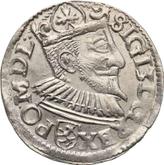 Obverse 3 Groszy (Trojak) no date (1594-1601) IF Wschowa Mint