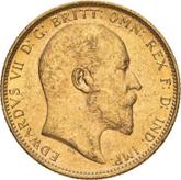 Obverse Sovereign 1909 S