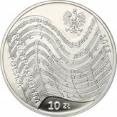 Obverse 10 Zlotych 2013 MW 100th Birthday of Witold Lutoslawski