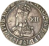 Obverse Shilling no date (1625-1642) Fifth portrait type