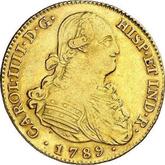 Obverse 4 Escudos 1789 M MF
