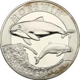 Reverse 20 Zlotych 2004 MW UW Harbour porpoise