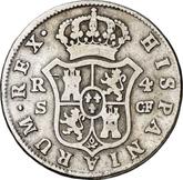 Reverse 4 Reales 1775 S CF