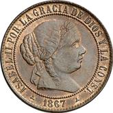 Obverse 2 1/2 Céntimos de Escudo 1867 OM