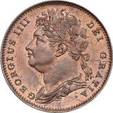 Obverse Farthing 1826
