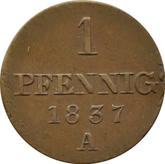 Reverse 1 Pfennig 1837 A