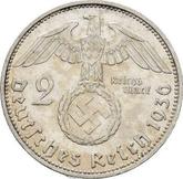 Reverse 2 Reichsmark 1936 E