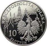 Obverse 10 Zlotych 2000 MW NR 1000 years of Wroclaw