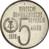 Reverse 5 Mark 1978 A Fighting Apartheid