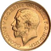 Obverse Sovereign 1920 S