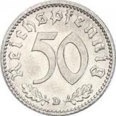 Obverse 50 Reichspfennig 1939 D