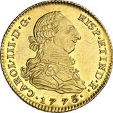 Obverse 2 Escudos 1773 M PJ
