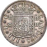 Obverse 2 Reales 1762 M JP