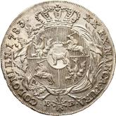 Reverse 1/2 Thaler 1783 EB