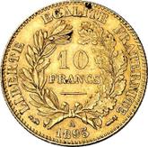 Reverse 10 Francs 1895 A
