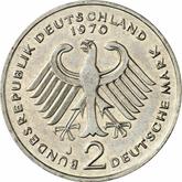 Reverse 2 Mark 1970 J Theodor Heuss