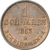 Reverse 1 Schwaren 1865 B