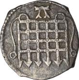 Obverse Halfpenny no date (1582-1600) Sixth issue