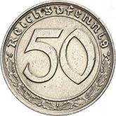 Obverse 50 Reichspfennig 1938 E