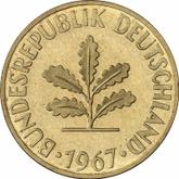 Reverse 10 Pfennig 1967 G
