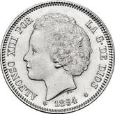 Obverse 2 Pesetas 1894 PGV