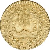 Obverse 2 Escudos 1825 So I