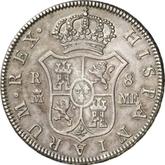 Reverse 8 Reales 1789 M MF