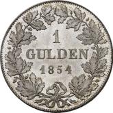 Reverse Gulden 1854