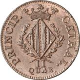 Reverse 2 Cuartos 1813 Catalonia