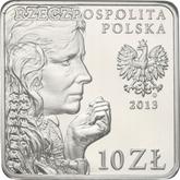 Obverse 10 Zlotych 2013 MW Agnieszka Osiecka