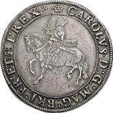 Obverse Crown no date (1625-1642) Third type of horseman