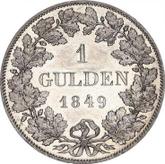 Reverse Gulden 1849