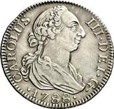 Obverse 2 Reales 1788 M M
