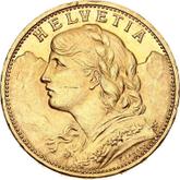 Obverse 20 Francs 1914 B Vreneli