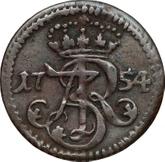 Obverse Schilling (Szelag) 1754 Danzig