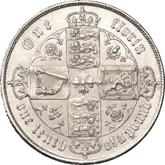 Reverse Florin 1865 WW Gothic