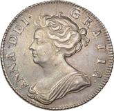 Obverse Shilling 1705 Second draped bust