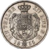Reverse Thaler 1855 B
