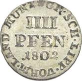 Reverse 4 Pfennig 1802