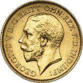 Obverse Half Sovereign 1915 P