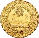 Obverse 8 Escudos 1822 So FI