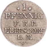 Reverse 1 Pfennig 1812 Ebersdorf