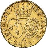 Reverse Louis d'Or 1775 A