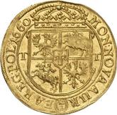 Reverse 2 Ducat 1660 TT