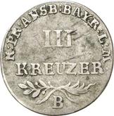 Reverse 3 Kreuzer 1799 B