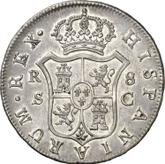 Reverse 8 Reales 1788 S C
