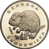 Reverse 100 Zlotych 1978 MW Pattern Beaver