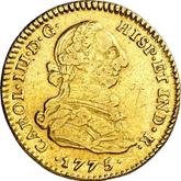 Obverse 2 Escudos 1775 NR JJ